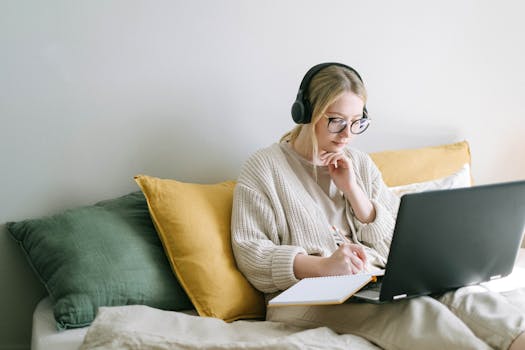 consultant working on a laptop